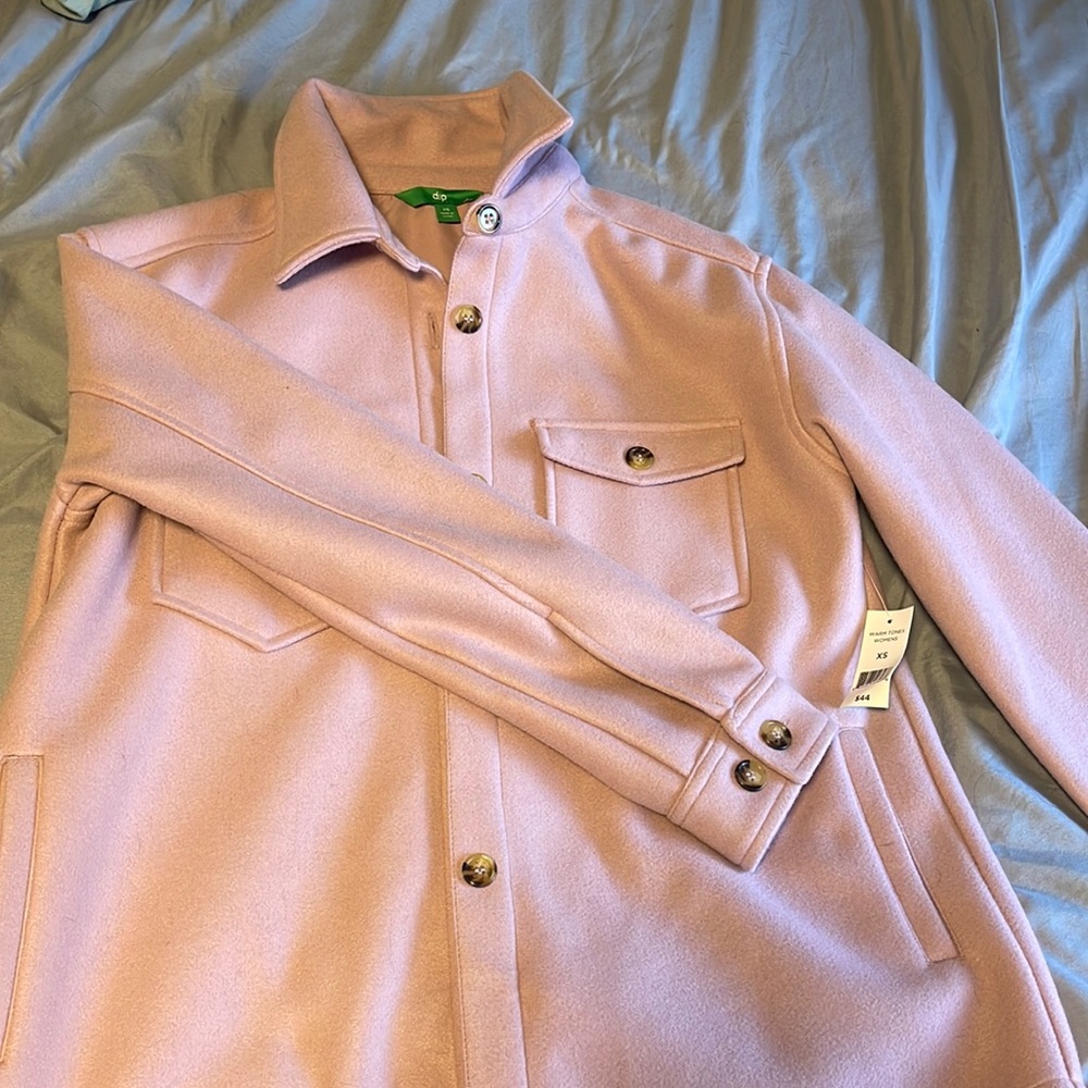 Pink Dip Shacket